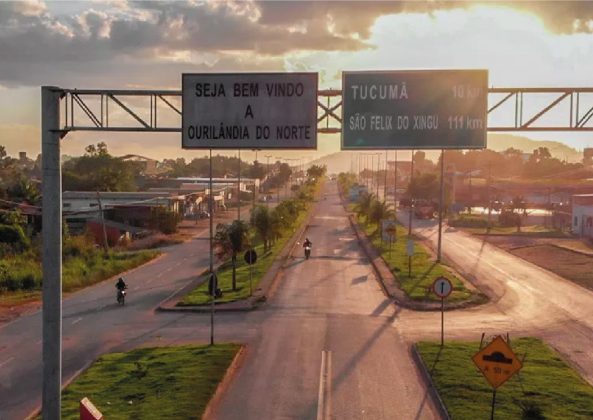 Bois em fazenda de Ourilândia do Norte, cidade em que a família de João Soares Rocha mantinha uma de suas propriedades