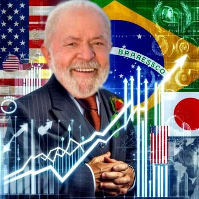 Brasil sob Lula supera EUA e Japão em crescimento econômico